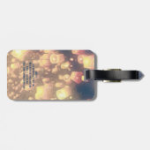 Love Wish Lantern Bagagelabel (Achterkant horizontaal)