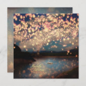 Love Wish Lantern Kaart (Voorkant / Achterkant)