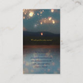 Love Wish Lantern Visitekaartje (Achterkant)