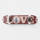 LOVE with Your PHOTO custom skateboard (Horz)