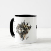 Love WOLVES tellement je me moque Citer Mug (Devant gauche)