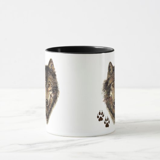 Love WOLVES tellement je me moque Citer Mug (Centre)