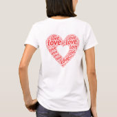 Love Women's T-Shirts (Achterkant)