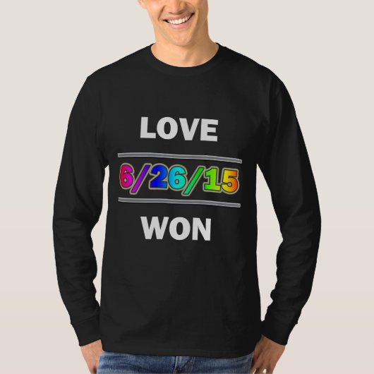 Love Won T-shirt (Voorkant)