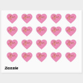 Love Word Art harten Custom Decal Stickers (Vel)