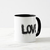 LOVE Word Design Mug : Montrez Votre Amour Chaque  (Devant droit)