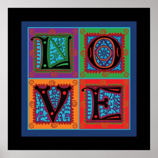 Love Word Poster (Voorkant)