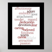 Love Words Poster (Voorkant)