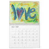 Love Words XOXO Art Peintures Calendrier (Mar 2027)