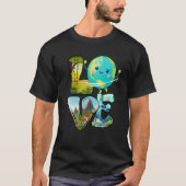 Love World Earth Day 2023 Planet Environmental Ani T-shirt (Voorkant)