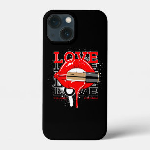 Love Worldwide Streetwear Lips mode iPhone 13 Mini Hoesje