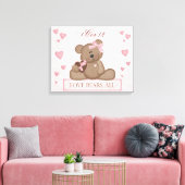 Love Wrapped Canvas Afdruk (Insitu (Woonkamer))