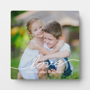 LOVE Writing Custom Lijst Fotoplaat