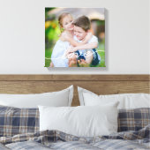 LOVE Writing Custom Photo Canvas (Insitu (Slaapkamer))