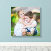 LOVE Writing Custom Photo Canvas (Insitu (Houten vloer))