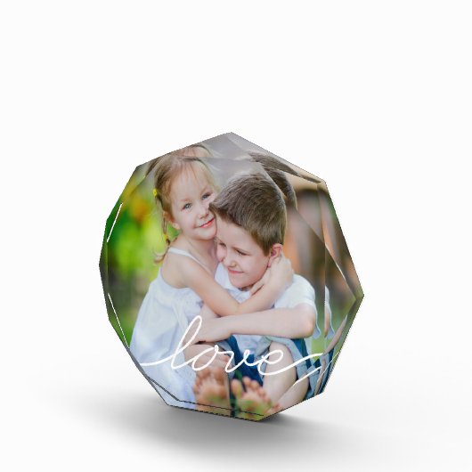 LOVE Writing Modern Photo Block Fotoblokken (Rechts)