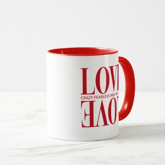 LOVE x LOVE mug (Devant droit)