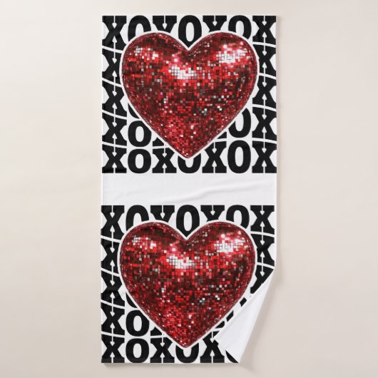 LOVE XOXO BADHANDDOEK (Badhanddoek)