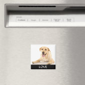 Love Yellow Labrador Retreiver Magnet (In Situ (Lave-vaisselle))