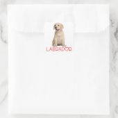 Love Yellow Labrador Retriever Stickers Chien Chie (Sac)
