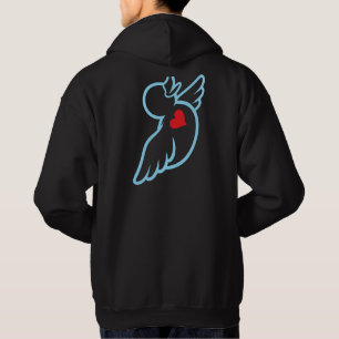 Love Yeshua Love People Eend Hoodie - Hemelblauw