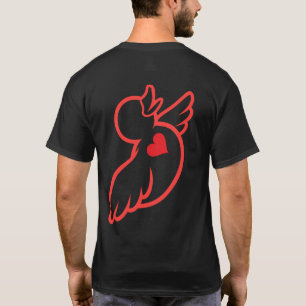 Love Yeshua Love People Eend T-Shirt - Rood
