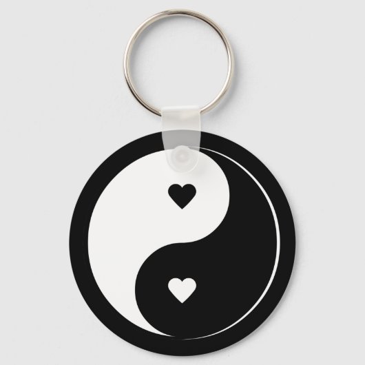 Love Yin Yang sleutelhanger (Voorkant)
