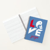 Love yoga notitieboek (Binnen)