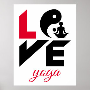 Love yoga poster