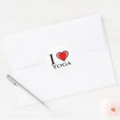 Love Yoga Ronde Sticker (Envelop)