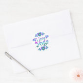 Love Yoga Ronde Sticker (Envelop)
