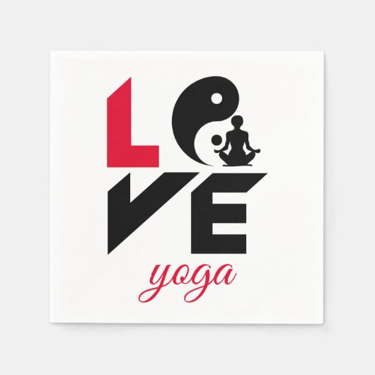 Love yoga servet (Voorkant)