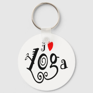 Love Yoga Sleutelhanger