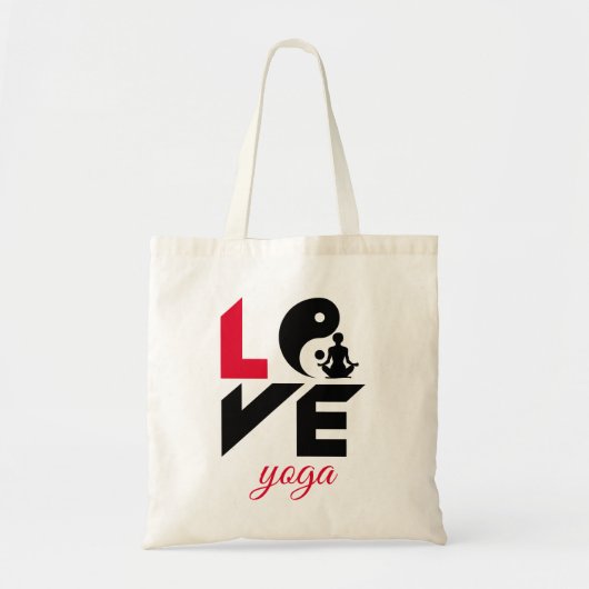 Love yoga tote bag (Voorkant)
