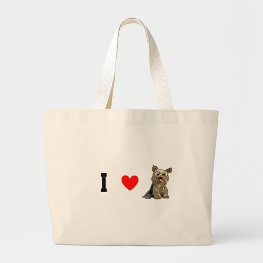 Love Yorkies Tas (Voorkant)