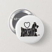 LOVE YORKSHIRE BUTTON (Voorkant /achterkant)