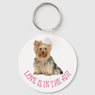 Love Yorkshire Terrier Puppy Dog Sleutelhanger