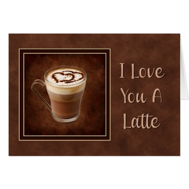 Love You a Latte (Devant horizontal)