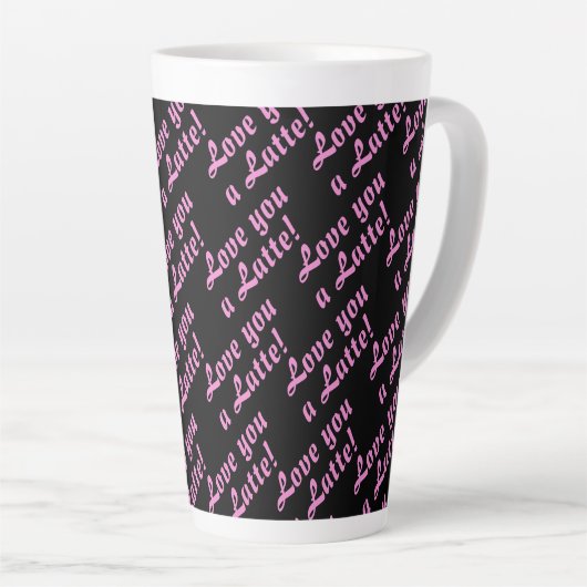 Love You A Latte Latte Mug (Angle droit)