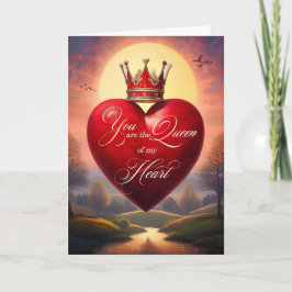 Love You Are The Queen of My Heart beroemd gemaakt Kaart