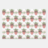 Love You Berry Beaucoup Envelopper feuilles de pap (Devant)