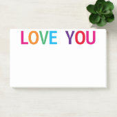 Love You Bright Meerkleurig 10 x 6 Post-it® Notes (Kantoor)