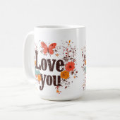 Love You Ceramic Mug (Devant gauche)