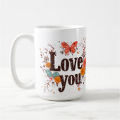 Love You Ceramic Mug (Gauche)