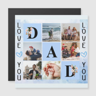 Love You Dad Custom Photo Collage - Gepersonalisee