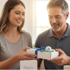 'Love You Dad' Father's Day, Birthdays, Touching Golfballen