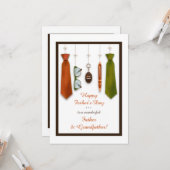 Love You Dad Foto Vaderdag Kaart (Voorkant / Achterkant in situ)