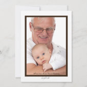 Love You Dad Foto Vaderdag Kaart (Achterkant)