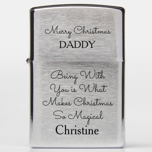 Love You Dad Magical Christmas Custom Name (Voorkant)