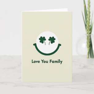 Love You Familie Smile Kaart